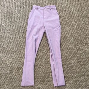 Meshki Lavender High-Waisted Pants